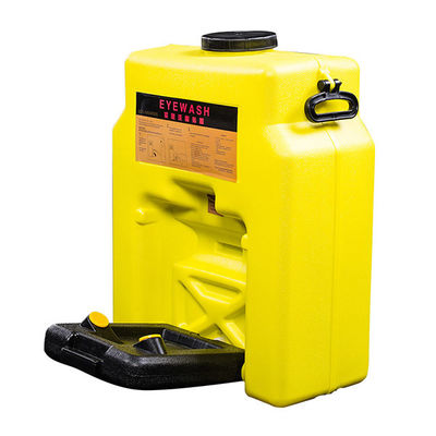 Yellow Portable Gravity Fed Eyewash Station 14 Gallons 53 Liters 0204-1021