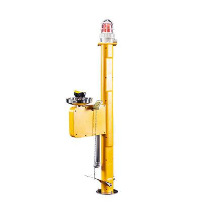 Pedestal Tempered Water Eyewash ABS Plastic Temperature Maintenance