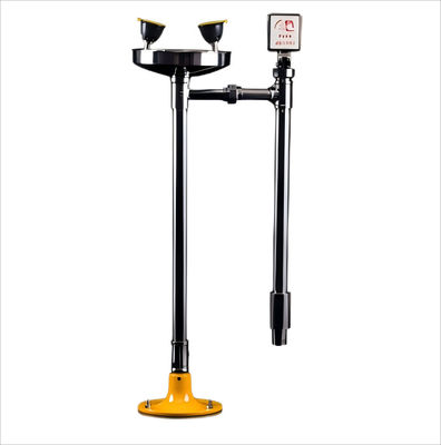 Pedestal Freeze Resistant Eyewash And Emergency Shower 304 Stainless Steel