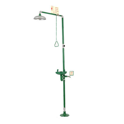Standard Version Emergency Shower Eyewash Station ABS Material Green Color